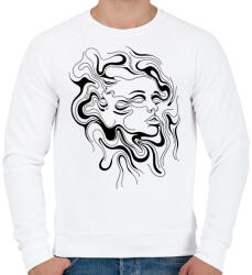 printfashion Imagine - Férfi pulóver - Fehér (15893903)