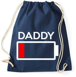 printfashion DADDY2. png - Sportzsák, Tornazsák - Sötétkék (284982)
