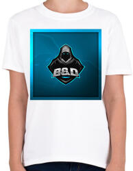 printfashion Bálint és Dávid Gaming Logo - Gyerek póló - Fehér (2546156)