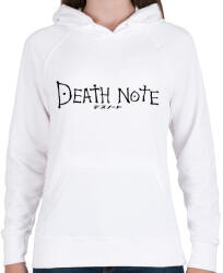 printfashion Death note (fekete) - Női kapucnis pulóver - Fehér (13900102)