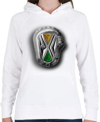 printfashion rába logo - Női kapucnis pulóver - Fehér (14804986)