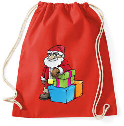 printfashion Santa - Sportzsák, Tornazsák - Piros (856137)