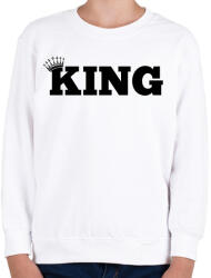printfashion King - Gyerek pulóver - Fehér (4447523)
