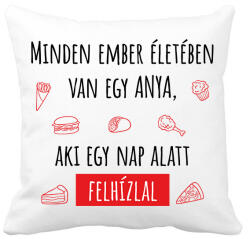 printfashion Minden ember életében van egy anya - Párnahuzat, Díszpárnahuzat - Fehér (7002710)