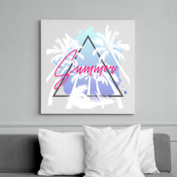 printfashion Summer - Vászonkép - Fehér (6623946)
