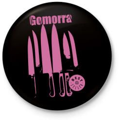 printfashion Gomorra cover - Kitűző, hűtőmágnes - Fekete (3101368)