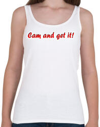 printfashion Cam and get it - Női atléta - Fehér (11348001)