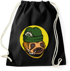 printfashion Dealer lajhár - Sportzsák, Tornazsák - Fekete (6588788)