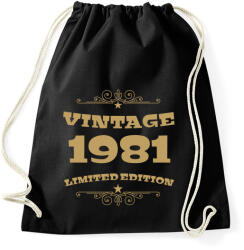 printfashion 1981 - Sportzsák, Tornazsák - Fekete (4093859)
