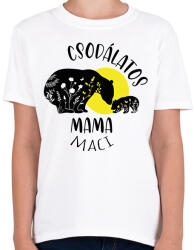 printfashion Csodálatos mama maci - Gyerek póló - Fehér (6606177)