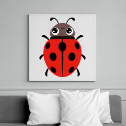 printfashion Katicabogár - Vászonkép - Fehér (16193425)
