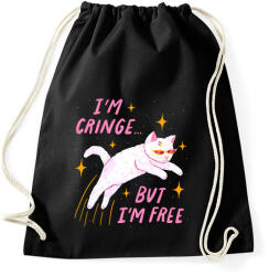 printfashion I'm cringe. . . - Sportzsák, Tornazsák - Fekete (15997060)