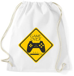 printfashion Game Over - Sportzsák, Tornazsák - Fehér (7805887)
