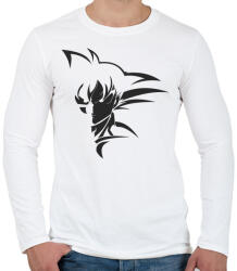 printfashion son goku dragon ball - Férfi hosszú ujjú póló - Fehér (4622107)