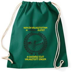 printfashion Gazdász élet - Sportzsák, Tornazsák - Sötétzöld (1630239)