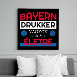 printfashion Bayern drukker - Vászonkép - Fekete (10869205)