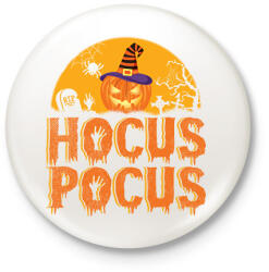 printfashion Halloween hocus pocus - Kitűző, hűtőmágnes - Fehér (9454944)