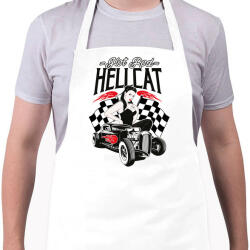 printfashion hot Rod Hellcat - Kötény - Fehér (4902895)