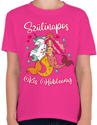 printfashion Szülinapos kis hableány - Gyerek póló - Helikónia (13846109)