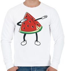 printfashion Görögdinnye - Férfi pulóver - Fehér (11668171)