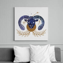 printfashion Kos - Vászonkép - Fehér (6640590)