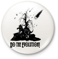 printfashion evolution - Kitűző, hűtőmágnes - Fehér (3081660)