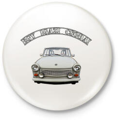 printfashion Trabantos csoda - Kitűző, hűtőmágnes - Fehér (5717506)