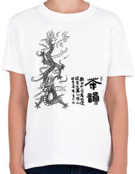 printfashion sárkány2 - Gyerek póló - Fehér (1283052)