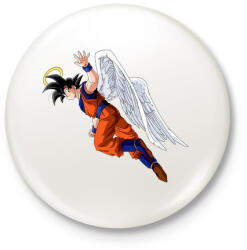 printfashion gokuangel. png - Kitűző, hűtőmágnes - Fehér (3075720)