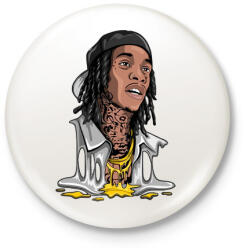 printfashion Lil Uzi - Kitűző, hűtőmágnes - Fehér (3088900)