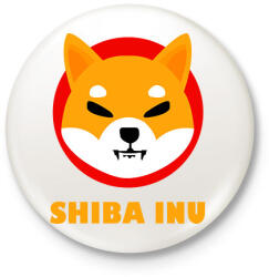 printfashion Shiba inu 01 - Kitűző, hűtőmágnes - Fehér (11276742)