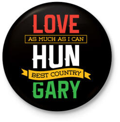 printfashion HUNGARY - Kitűző, hűtőmágnes - Fekete (3092598)