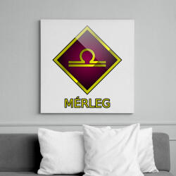 printfashion Mérleg - Vászonkép - Fehér (6638018)