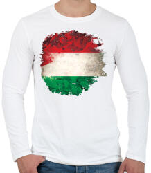 printfashion Magyarok - Férfi hosszú ujjú póló - Fehér (15974834)