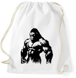 printfashion Gorilla - Sportzsák, Tornazsák - Fehér (15846577)