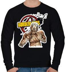 printfashion Borderlands Psycho - Férfi pulóver - Fekete (16367078)