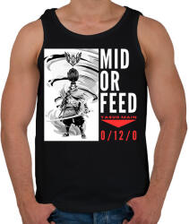 printfashion Yasuo - MID OR FEED - Férfi atléta - Fekete (15857459)