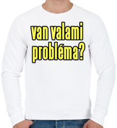 printfashion probléma - Férfi pulóver - Fehér (2777693)