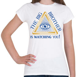 printfashion The big brother is watching you! - Női póló - Fehér (7012724)