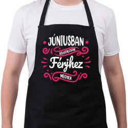 printfashion Férjhez megyek - Hónappal - Kötény - Fekete (7264819)