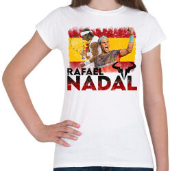 printfashion Rafael Nadal - Női póló - Fehér (16794355)