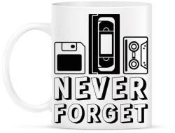 printfashion Sose felejtünk - Bögre - Fehér (13304408)