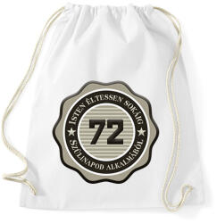 printfashion 72 - Sportzsák, Tornazsák - Fehér (7186475)