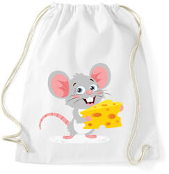 printfashion Egér - Sportzsák, Tornazsák - Fehér (15932481)
