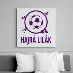 printfashion HAJRÁ LILÁK - Vászonkép - Fehér (7052240)