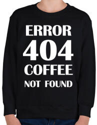 printfashion Error 404 - Bögre fehér - Gyerek pulóver - Fekete (7021347)
