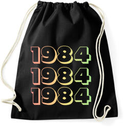 printfashion 1984 - Sportzsák, Tornazsák - Fekete (12735776)