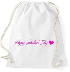 printfashion Happy Valentine's Day 02 - Sportzsák, Tornazsák - Fehér (11666022)
