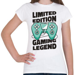 printfashion Gamer legenda - limited edition - Női póló - Fehér (5621993)