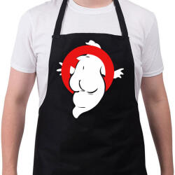 printfashion Szellemirtók hátsó - Kötény - Fekete (4925790)